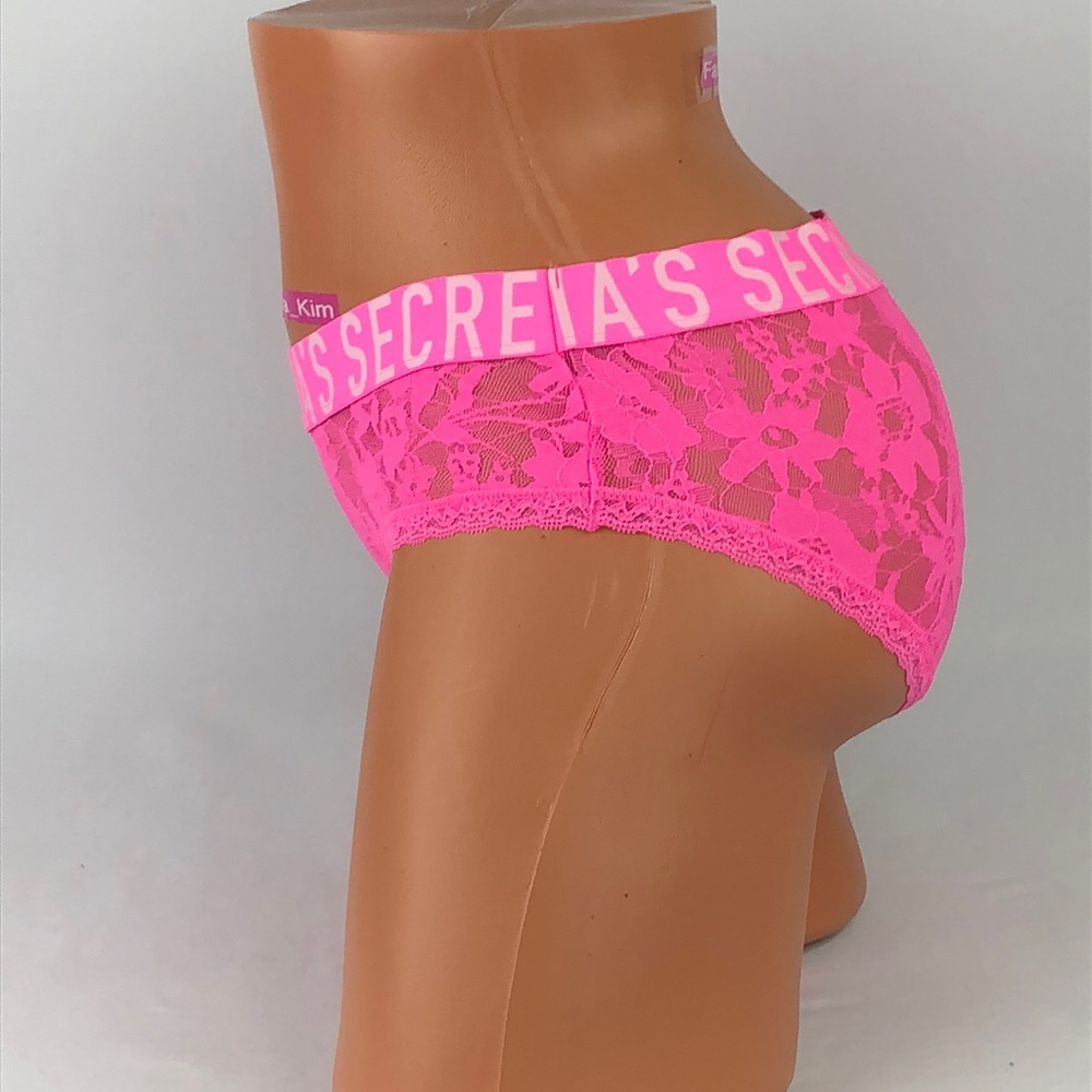 ✅🆕😍 Victoria’s Secret pink lace Hiphugger panty - Picture 4 of 5